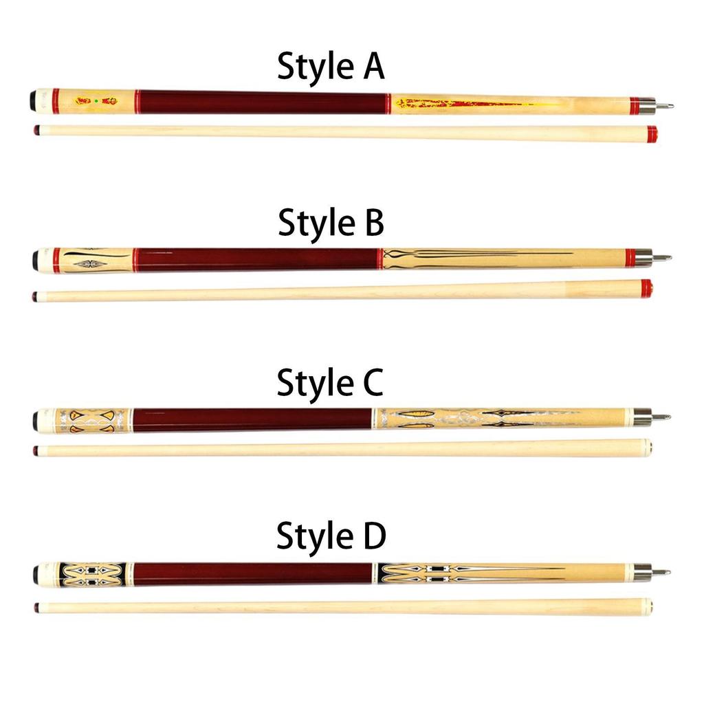 Billardstock 58" China Schwarz 8 Segmente Queue 13 mm Billard Rat