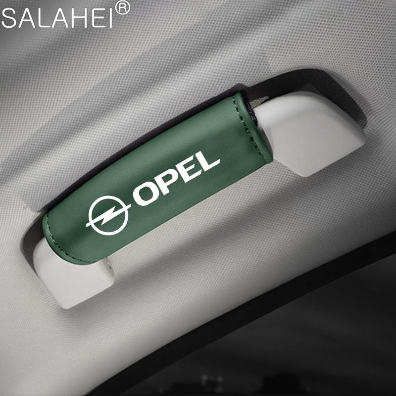

2PC Leather Car Roof Armrest Pull Cover Handle Gloves Protection For Opel Astra Insignia Corsa Zafira Meriva Mokka Vivaro Vectra