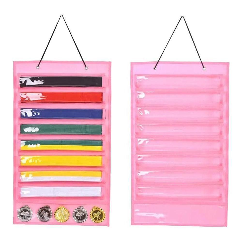Wall Hanging Medal Storage Bag Felt Display Holder Useful Storage Rack  Household