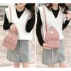 Backpack Women Leisure Pu Small Girls Rucksacks Leisure Zipper Shoulder Bag Knapsack Women Mini School Backpack Traveling Bag