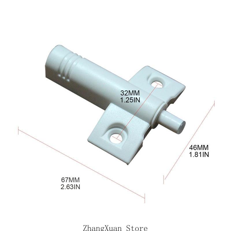 Ammortizzatore Soft Close Buffer Silenzioso Bordo Porta Armadio Paracolpi Porta Resistente all'Usura 3XUF