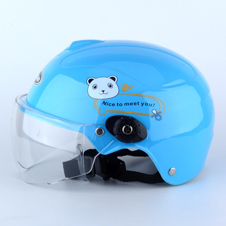 Children Boy Girl Advanced Breathable Windproof Motorbike Helmet for Summer