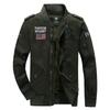 Men's Korean-Style Cotton Workwear Flight Jacket