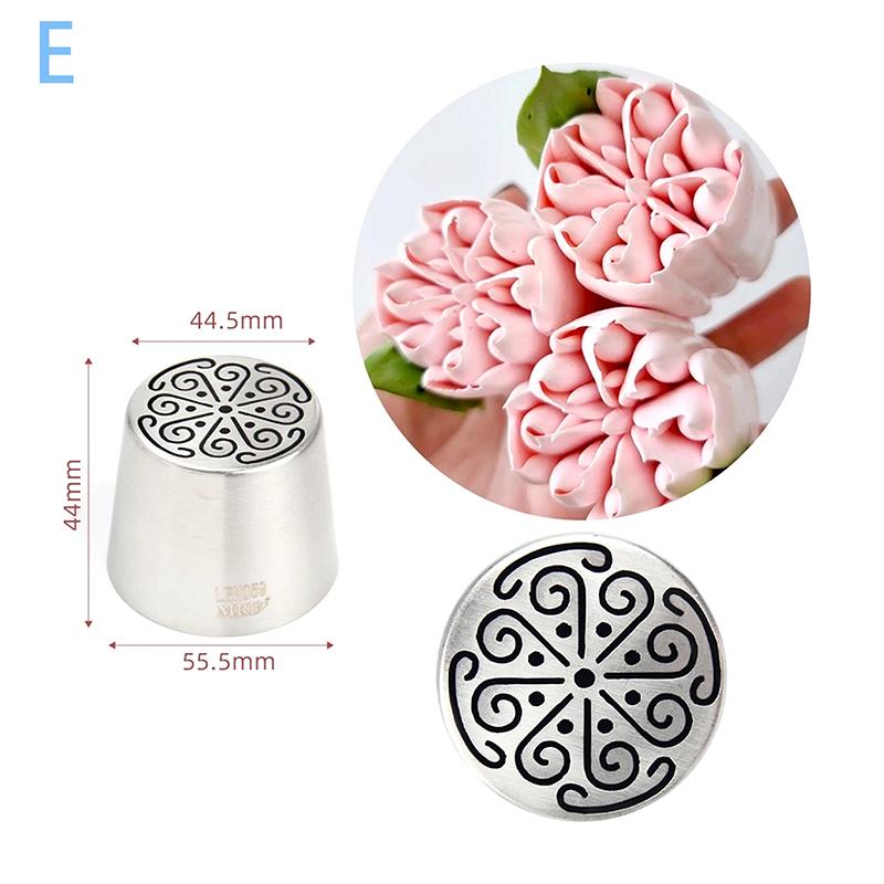 1 Pièce Acier Inoxydable Douilles à Pâtisserie Tulip Décoration Gâteau Cupcake Décorateur Rose