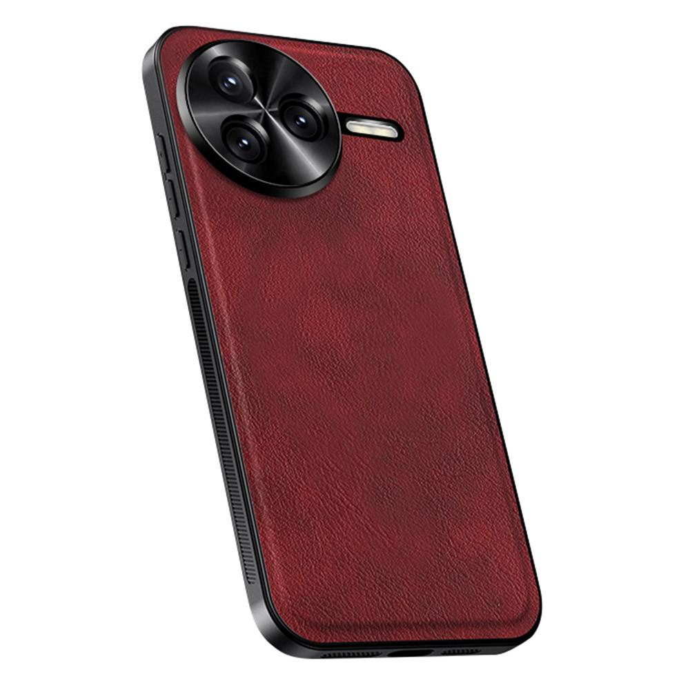 Für Xiaomi Redmi K80 5G Hülle PU+TPU+PC Handy-Rückseite mit Metall-Objektivrahmen