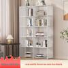 Children's Double-Row Floor Bookshelf & Multi-Layer Dustproof Organizer