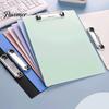 Strong Clamping Clipboard A4 Letter Size Plastic Clipboard, Hard Board with Low Profile School Clip, Lightweight Solid Color for Office Classroom