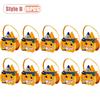 1-10PCS Children Halloween Felt Pumpkin Candy Bag Hand Carry Trick or Treat Gift Tote Party Favor Goodie Sack Cute