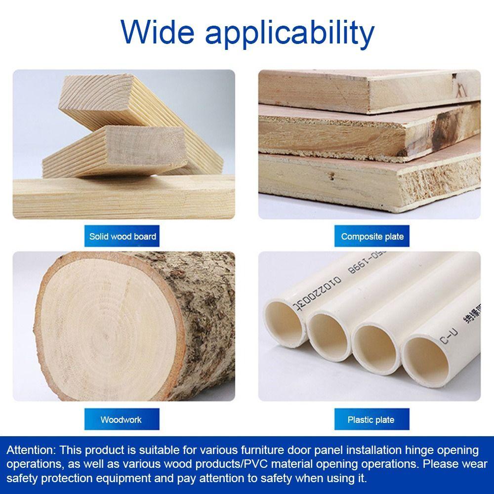 35mm Hole Opener Alloy Jig Drill Bits Portable Punch Tool  Woodworking