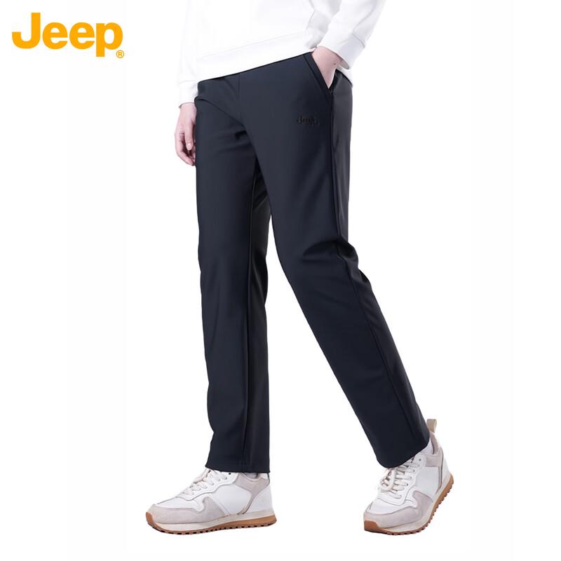 JEEP Men's Spring Autumn Straight-Leg Casual Sweatpants