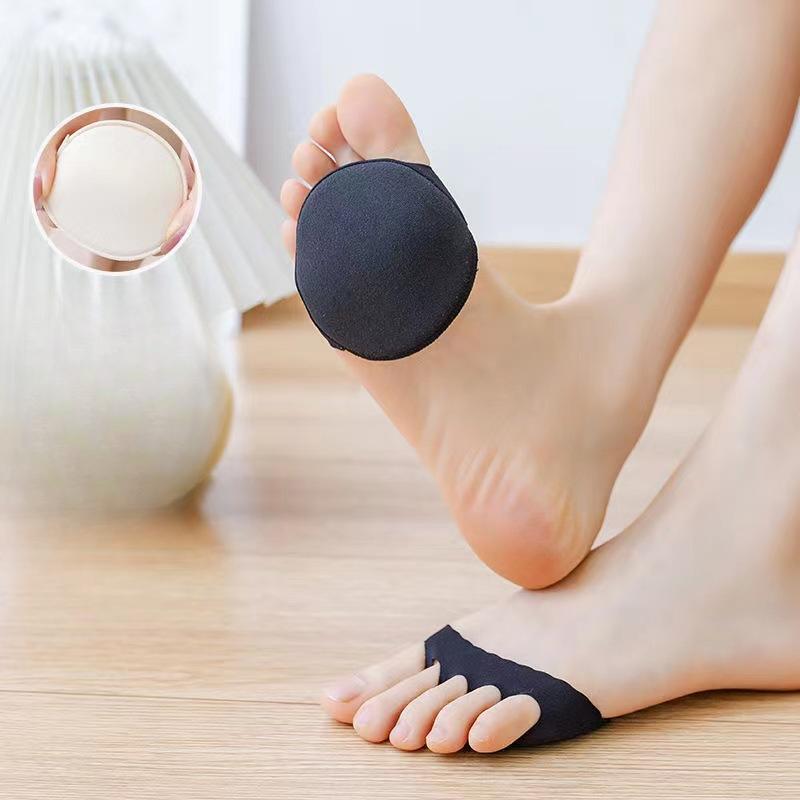 Female Summer Thin Cotton Bottom Half Invisible Ice Silk Soles Five Finger Socks