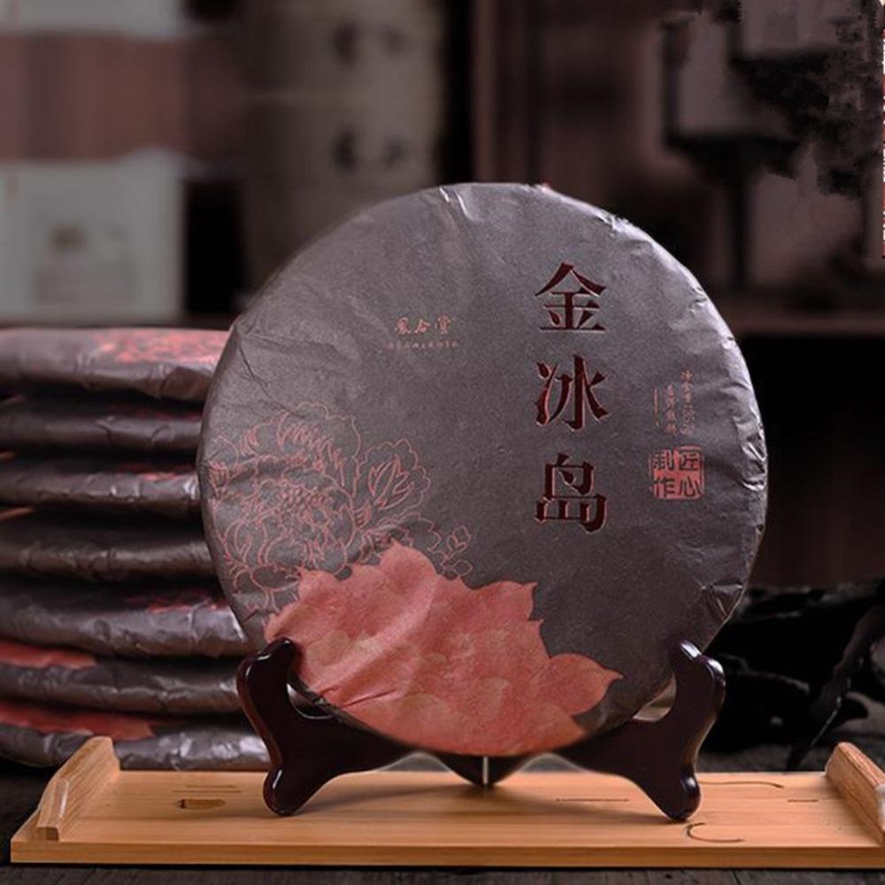 Jin Iceland Yunnan Old Tree Pu erh Ripe Tea Black Fermented Loose Leaf