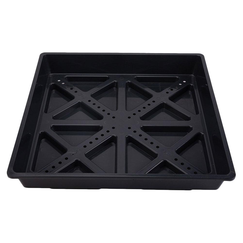 

Heat Dissipation Planting Pot Premium Plastic Growing Tray Black Planter Toughness High Strength Suitable Parking Lot Roof
