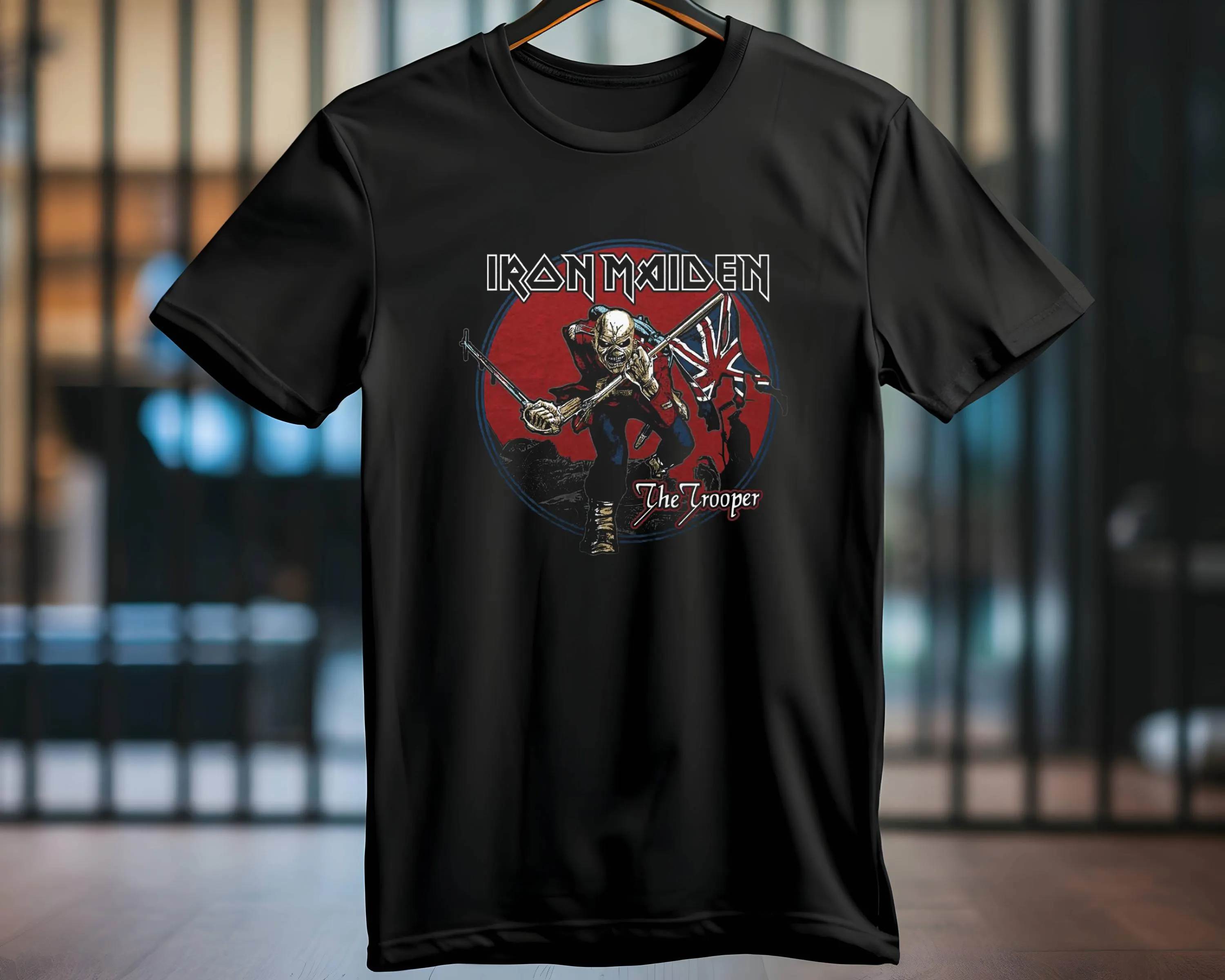 

Iron Maiden 6 Icon HALLOWWED Премиальная футболка Iron Halowed Icon Maiden Хеви-метал группа Футболка Металлическая футболка Оверсайз Megadeth 4XL