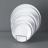 A5 White Melamine Round Dinner Plates (Pack of 5)