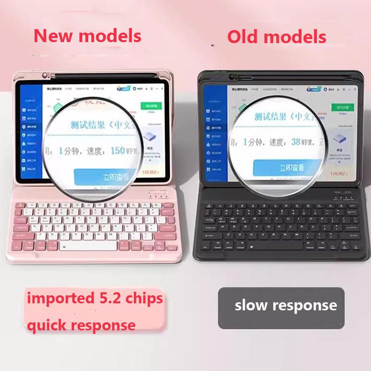 ASH for IPad Pro 11 10th 10.9 10.2 9th 8th 7 Pro 13 Inch Air5 4 Air3 2 1 9.7 6th 5th Wireless Bluetooth Keyboard Case
