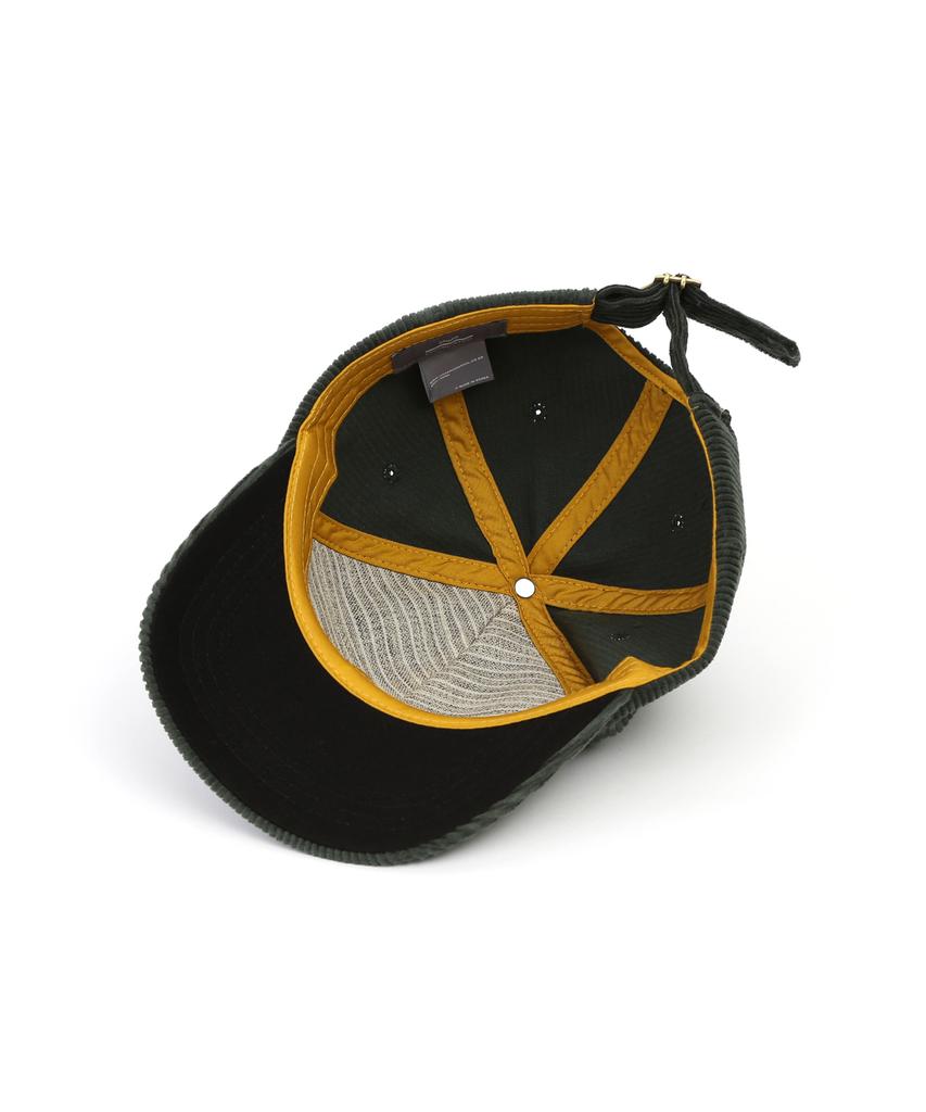 Eondeokeonteulolseutyudio Corduroy Ball Cap 6Pannel Ball Cap / Corduroy / Forest
