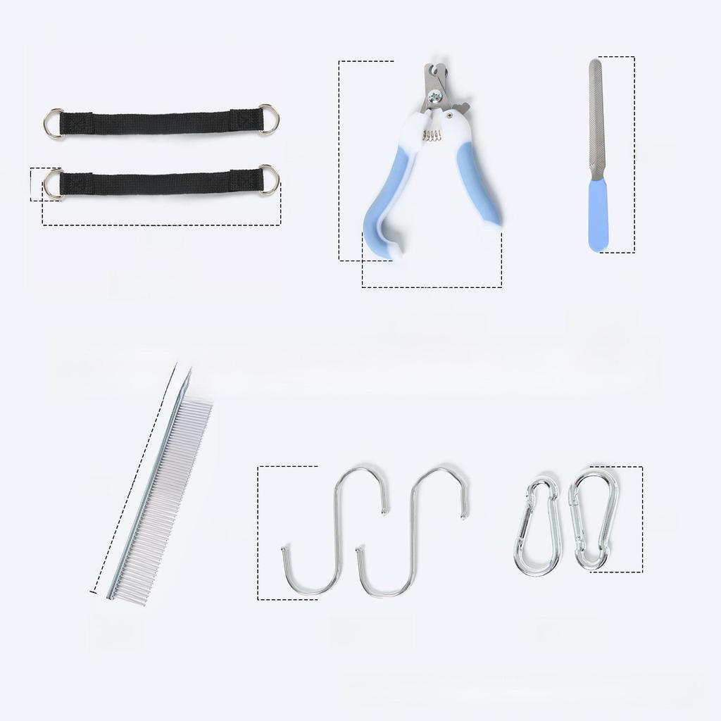 Pet Grooming Hammock for Dogs and Cats - Nail Trimming and Bathing Aid