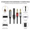 Music Engineer Double 6.35mm Mono Male to Stereo Female Y Adapter Cable 1/4 Mono Male Y Splitter Cord Multiple Length