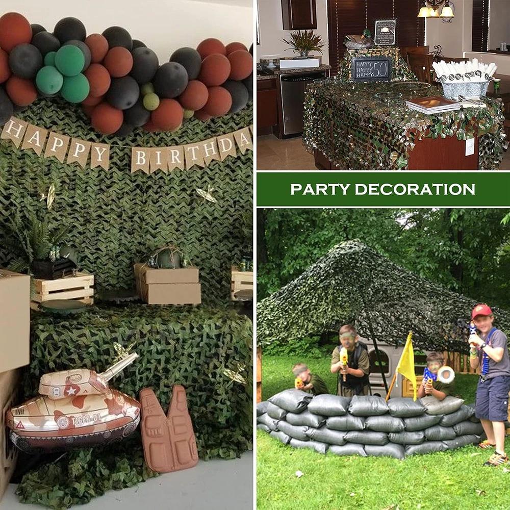 Camo Netting Camouflage Netting Hunting Blind Camo Net Camouflage Nets for Garden Buildings Fencing Trellis Covers Privacy Cloth