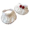 Kids' Summer Sun Hat - Large Brim, Empty Top Design, UPF50+ UV Protection, Sweet & Stylish , Perfect for Outdoor Activities