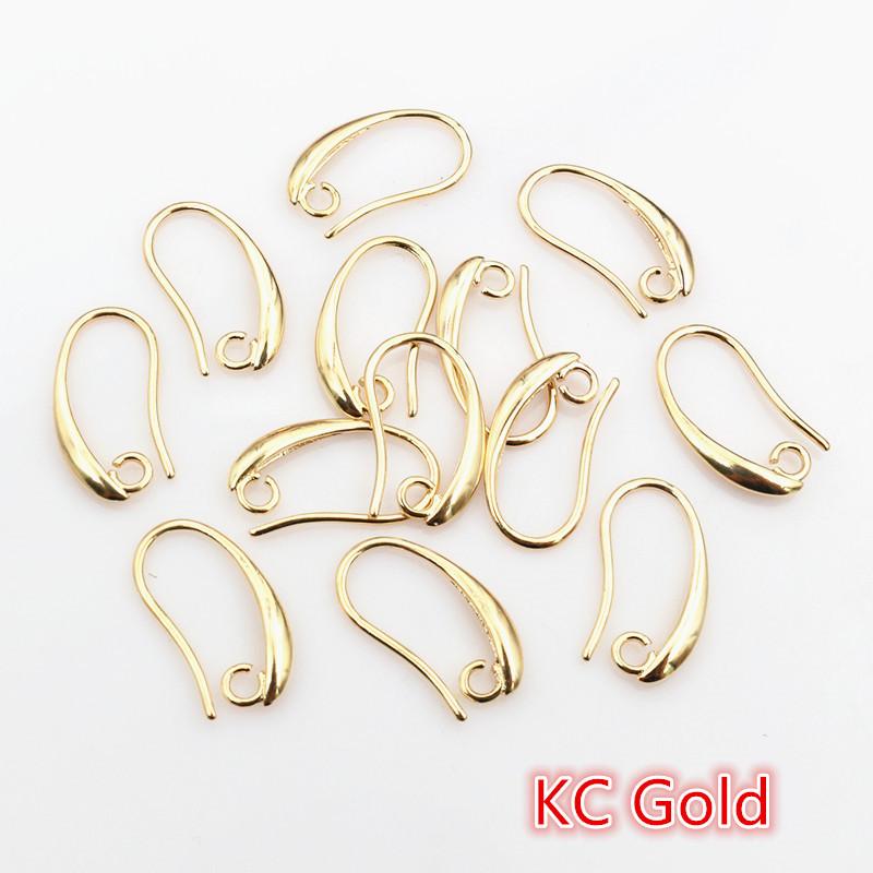 20 Stück Kleine Messing Französische Ohrhaken Draht 19x10mm/17x9.5mm DIY Kleine Ohrhaken Schmuckherstellung Zubehör Endstücke