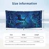 Starry Night Journey Theme Quick Dry Beach Towel Custom Name Text Print Large Sand Resistant Towel Beach Vacation