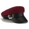 Hats for Women Cap Female Fashion Wild Solid Color Navy Cap Beret British Retro Fashion Painter Hat Berets