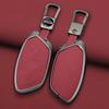 Alloy Leather Car Key Case Cover For Roewe RX5 I6 I5 RX3 RX8 ERX5 Ang MG ZS EV MG6 EZS HS EHS MARVEL X MARVEL R Electric 2021