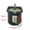 AC 60RPM Synchronous Electric High Reverse Rotation for Advertising Stage and Exhibitions 100V/110V Gearbox, Motor, Torque, 2.5kg/cm, Support,