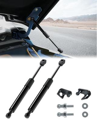 Jimny Sierra Nomad Hood Damper, 5-Door Compatible, JB64/JB74/JC74, Engine Hood Lifter, Hydraulic Damper, Black Stainless Steel Shock Absorber, Heat an