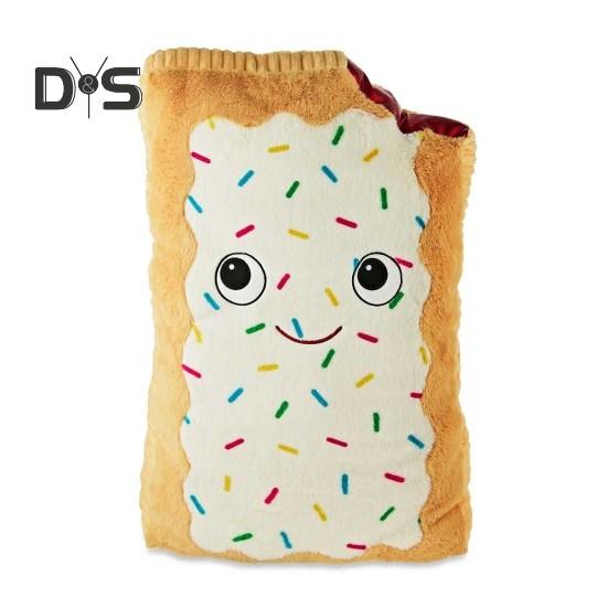 

Плюшевая кукла с шоколадной крошкой из печенья, мягкая игрушка в виде животного, симпатичный дизайн сэндвича, печенья, плюшевый мишка, удобная подушка в подарок белый