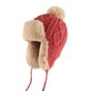 Plush knitted hat women's winter thickened warm ear protection wool hat Northeast outdoor cycling cold-proof Lei Feng hat
