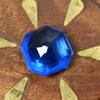 11.25 Ct Natural CERTIFIED Ceylon Sapphire blue SQUARE Shape Loose Gemstone AM-35