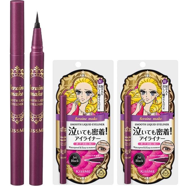 

Жидкая подводка для глаз Kiss Me Heroine Make Smooth N 0,4 мл корейская косметика