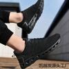 Outdoor running summer lightweight large size casual fashion men's shoes fly-woven mesh sneakers men