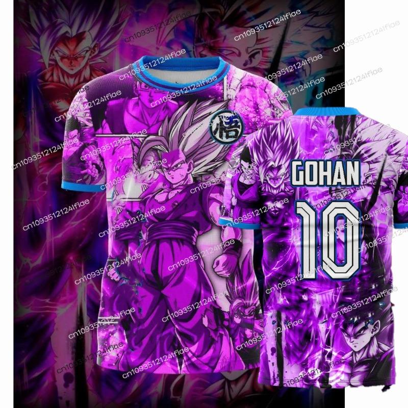 2026 New Arrivals: Japanese Anime Dragon Ball Z Adult Men's/Women's Football Jersey T-Shirts Sun Wukong Cartoon Kids Sports Tops