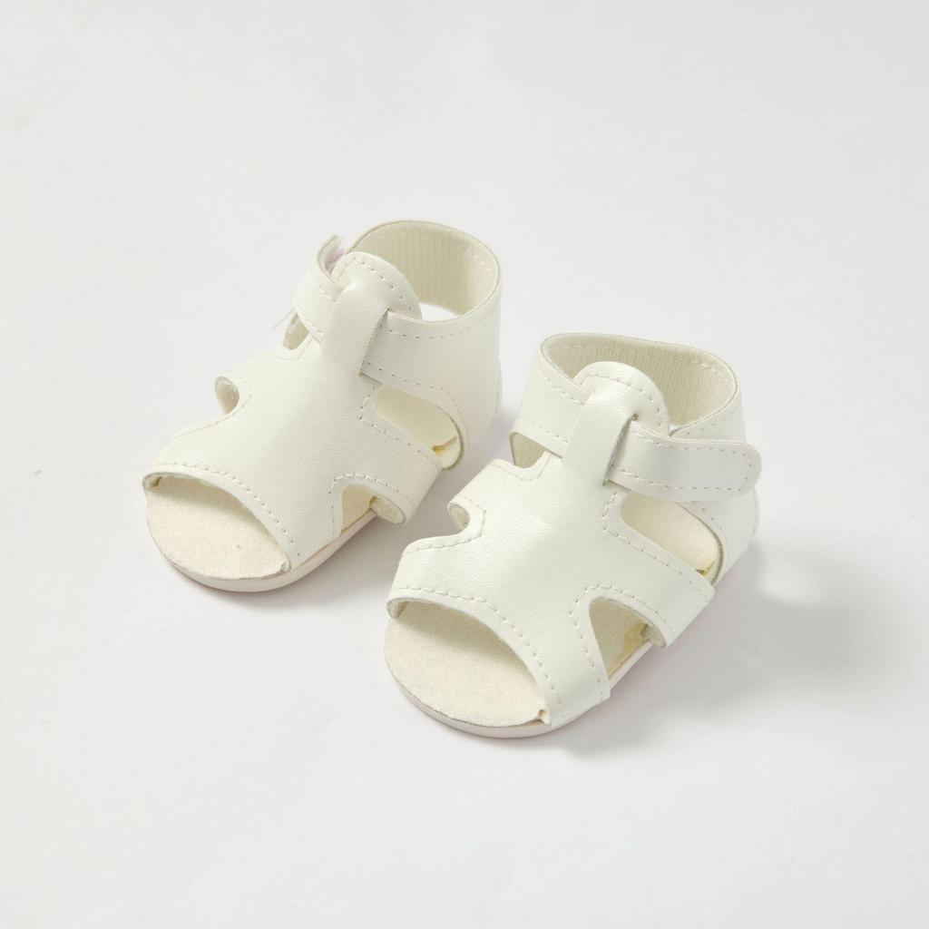22-inch Silicone Reborn Doll Leather & Canvas Dress-Up Shoes Accessories