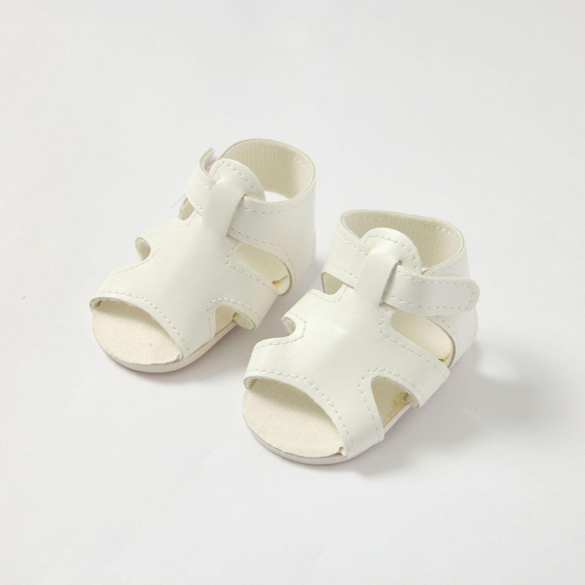 22-Inch Reborn Doll Dress-Up Shoes: Cross-Border Simulated Leather & Canvas Options in 50/55/60cm Sizes 55cm Doll Shoes