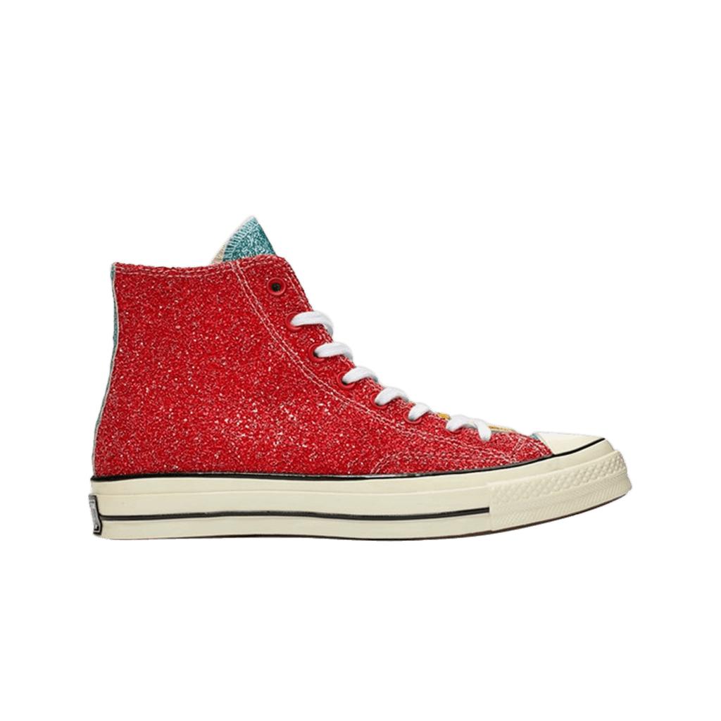 Converse X Jw Anderson Chuck 70 Hi Glitter Yellow Red