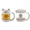 Tazza di cartone animato Tazza con filtro per tè Tazza per gatti Tazza di vetro portatile Tazza di caffè Tazza di latte Tazza per la colazione