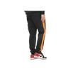 Puma Iconic T7 Relaxed Contrast Drawstring Casual Joggers Men Bottoms Black Orange 530373-51
