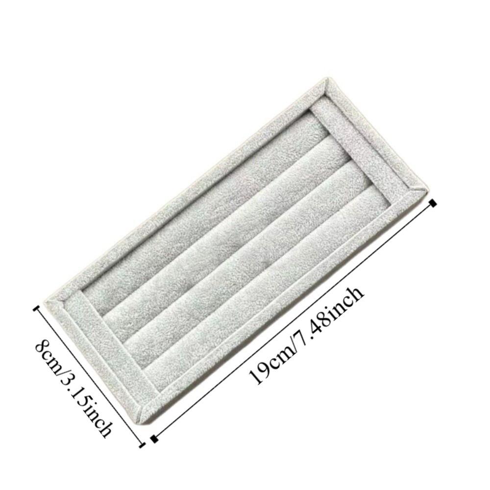 Flannelette Velvet Jewelry Tray Mini Jewelry Storage Pallet Rings Earrings Organizer  Gifts