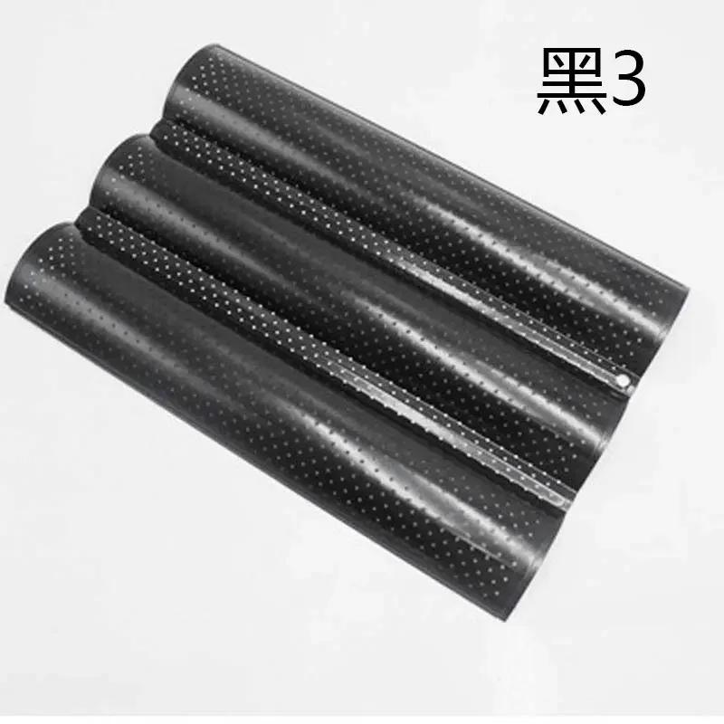 French Bread Mold For Baking Bread Wave Baking Tray Practical Cake Pan Baguette Mold 2/3/4 Groove Waves Bread Baking Tool
