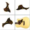 Professional Guitar Pickguard Guitar Protective Cover Guitar Protector Yellow Pattern Guitar Pickguard PVC Texture