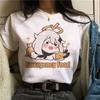 Y2k Female Genshin Impact T Shirt Kawaii Hu Tao Graphic Tees Xiao Kaedehara Kazuha Tshirt 90S Tops Harajuku Tshirt Women