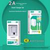 3C Certified 2A Fast Charging Kit: Compatible with iPhone, Android, Type-C, and Huawei - Includes Flash Charging Adapter and Cable