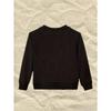 Kids Stylish Crewneck Printed Sweatshirt, Casual Athletic Long Sleeve Top for Daily Wear