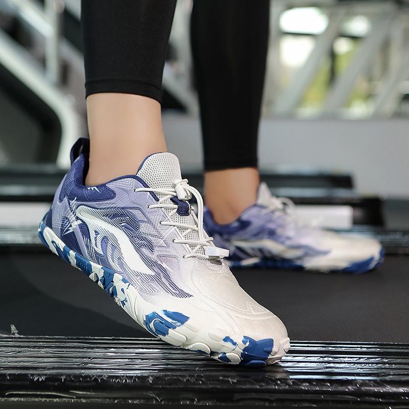 Women Anti-slip Trainers Men's Cross-training Shoes Elastic Gym Fitness Sports Shoes Outdoor Walking Trekking Hiking Sneakers