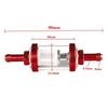 Universal Motorcycle Fuel Filter CNC Aluminum Alloy Motor Oil Filters 8mm Auto Petrol Motor Machines Parts Fuel Filters5